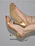 Fannie芬妮高清原图之精致女人的选择 秀美脚踝的魅惑（金色旋律）NO.212(30)