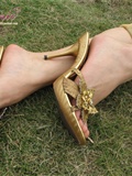 Fannie Fanny HD original golden sandal no.231(60)
