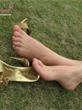 Fannie Fanny HD original golden sandal no.231(64)