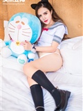 [toutiaogirls headline goddess] 2016-08-29 Doraemon portrait of Cui Aixi(3)