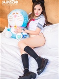 [toutiaogirls headline goddess] 2016-08-29 Doraemon portrait of Cui Aixi(4)