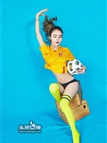 [Toutiao headline goddess] March 28, 2017 No.305 Lisa national football team(5)