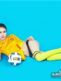 [Toutiao headline goddess] March 28, 2017 No.305 Lisa national football team(8)