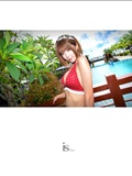 South Korean supermodel Xu Yunmei - red and white striped Bini(11)