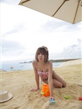 South Korean supermodel Xu Yunmei - red and white striped Bini(55)