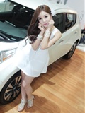Photo of car model Li Zhenying in Korea(105)