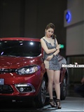 South Korean model goddess Li Enhui 2014 Busan International Auto Show atlas package 1(13)