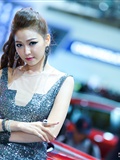 South Korean model goddess Li Enhui 2014 Busan International Auto Show atlas package 1(15)