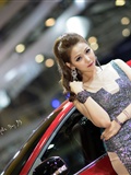 South Korean model goddess Li Enhui 2014 Busan International Auto Show atlas package 1(76)