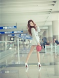 Liu Siqi, beautiful stewardess, Hong Kong International Airport(17)