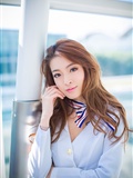 Liu Siqi, beautiful stewardess, Hong Kong International Airport(28)