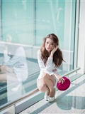 Liu Siqi, beautiful stewardess, Hong Kong International Airport(32)