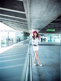 Liu Siqi, beautiful stewardess, Hong Kong International Airport(50)