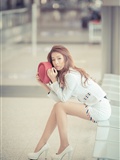 Liu Siqi, beautiful stewardess, Hong Kong International Airport(57)