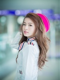 Liu Siqi, beautiful stewardess, Hong Kong International Airport(61)