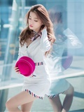 Liu Siqi, beautiful stewardess, Hong Kong International Airport(84)