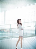 Liu Siqi, beautiful stewardess, Hong Kong International Airport(87)