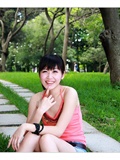 台湾清纯美女-Wendy-清華大學外拍(40)