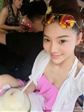 34d slim waist and long legs - photo of Guo Qingqing's private house(11)