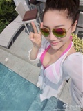 34d slim waist and long legs - photo of Guo Qingqing's private house(18)