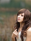 《湖心》台湾美女模特小雅外拍(3)