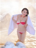 [tgod push goddess] on April 30, 2015, goddess drives to Daqing Lindian north country hot spring Luo WANYING(35)