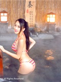 [tgod push goddess] on April 30, 2015, goddess drives to Daqing Lindian north country hot spring Luo WANYING(36)