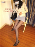 Qingqing Xueer hotel show, super thin panties black silk, ol texture high heels, off silk show legs(16)