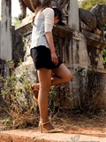 [jade fragrance floating] outdoor life photo. Love suspender lace(16)