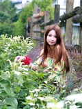 Taiwan sexy beauty Lin Xiaoba's spring outing(2)