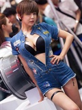 Super sexy beauty car model Liu Zhihui show sexy jeans(45)
