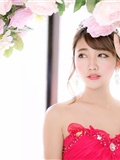 Taiwan Beauty Xu Qinglin's blooming rose