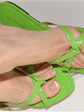 Fannie Fanny HD original colorful flip flop. green(27)
