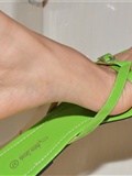 Fannie Fanny HD original colorful flip flop. green(33)