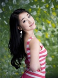 Korean model Cui Zhixiang - Striped photo(3)