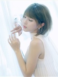 South Korean supermodel Xu Yunmei white gauze skirt room photo(18)