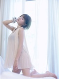 South Korean supermodel Xu Yunmei white gauze skirt room photo(43)