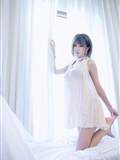 South Korean supermodel Xu Yunmei white gauze skirt room photo(45)