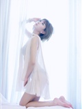 South Korean supermodel Xu Yunmei white gauze skirt room photo(46)