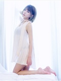 South Korean supermodel Xu Yunmei white gauze skirt room photo(47)