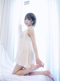 South Korean supermodel Xu Yunmei white gauze skirt room photo(48)