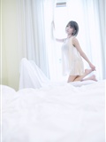South Korean supermodel Xu Yunmei white gauze skirt room photo(57)