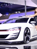 2015 Korea International Auto Show super car model Li liuen(64)