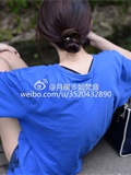 Micro blog goddess yuenuan's photo of black silk legs(9)