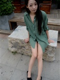 Micro blog goddess yuenuan's photo of black silk legs(141)