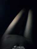 Micro blog goddess yuenuan's photo of black silk legs(60)