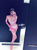 Micro blog photos of Elise Tan Xiaotong, a 34F model with big breasts(115)