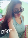 Micro blog photos of Elise Tan Xiaotong, a 34F model with big breasts(7)