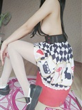 Hualizhui - playing card sling skirt picture bag(16)