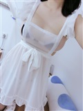 Weibo you mo - Maid lace underwear maid apron(15)
